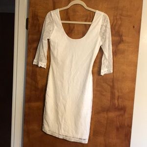 Charlotte Russe white lace cocktail dress
